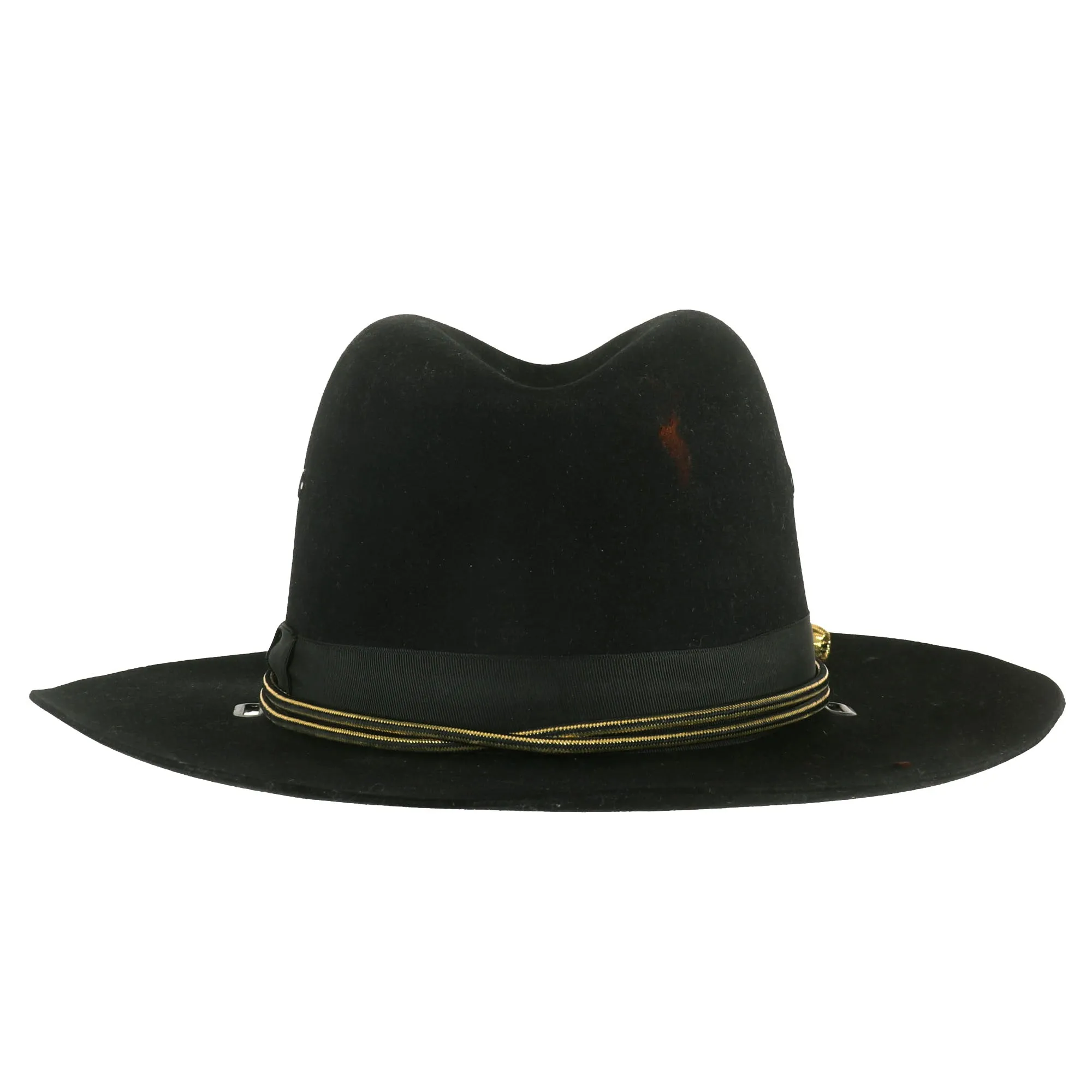 Original U.S. Vietnam War Named “Cav Hat” Cavalry Stetson Campaign Hat in Original Box with Spurs - Captain W.A. Gilleto