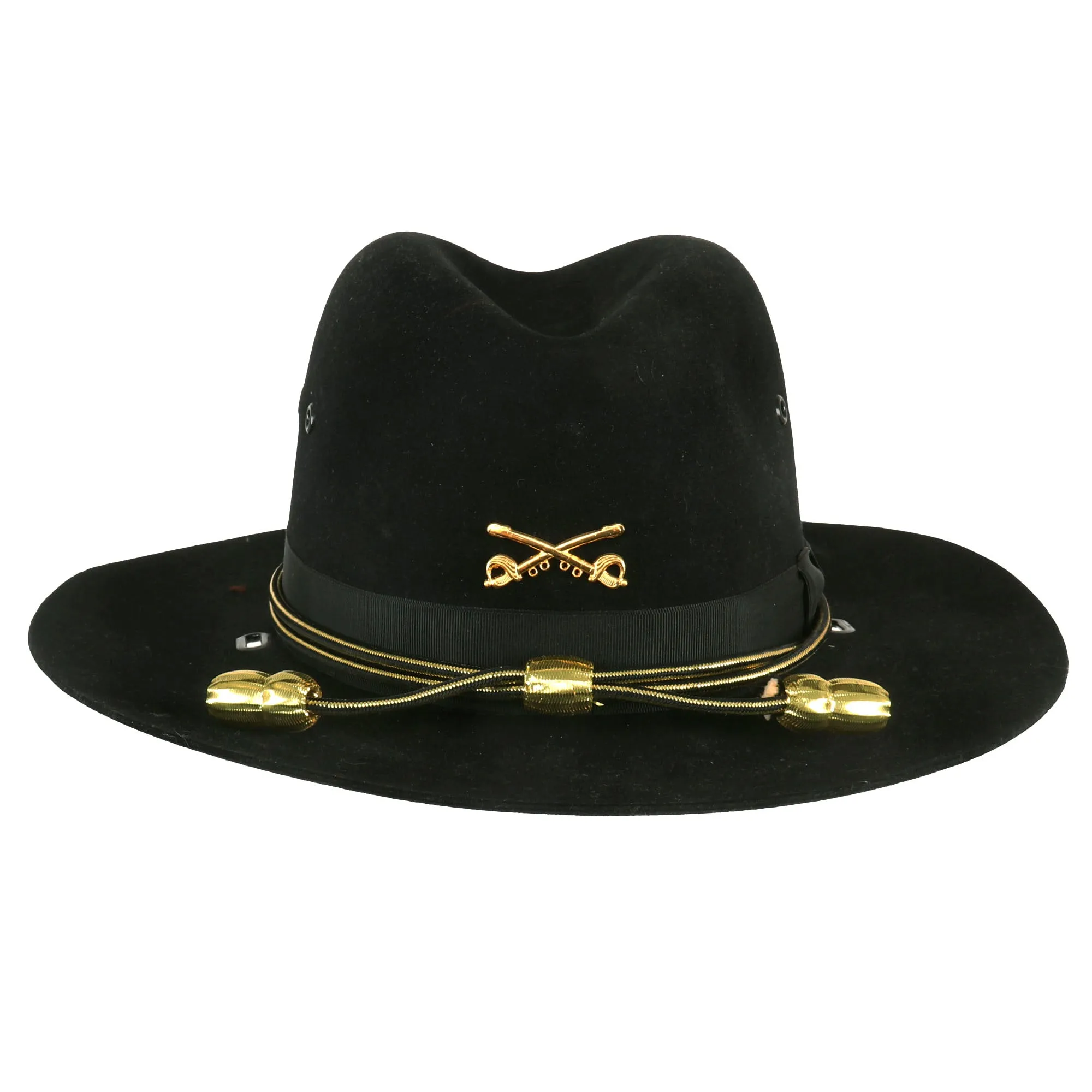 Original U.S. Vietnam War Named “Cav Hat” Cavalry Stetson Campaign Hat in Original Box with Spurs - Captain W.A. Gilleto