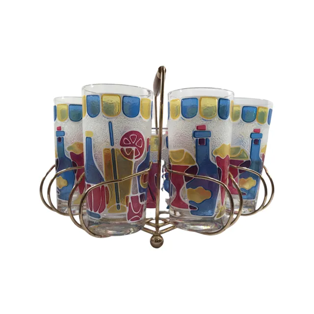 Pasinski Mid-Century Let's Get This Party Started 10 Piece Bar Set