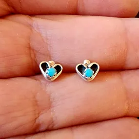 Petit Queen of Hearts Post Earrings