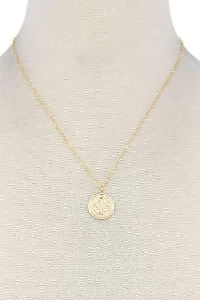 Pisces Circle Necklace