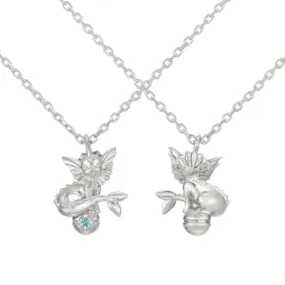 [Pokémon]Vaporeon & Pokéball necklace platinium