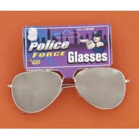 Police Mirrored Glasses