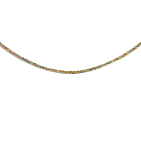 Rainbow Cord Necklace