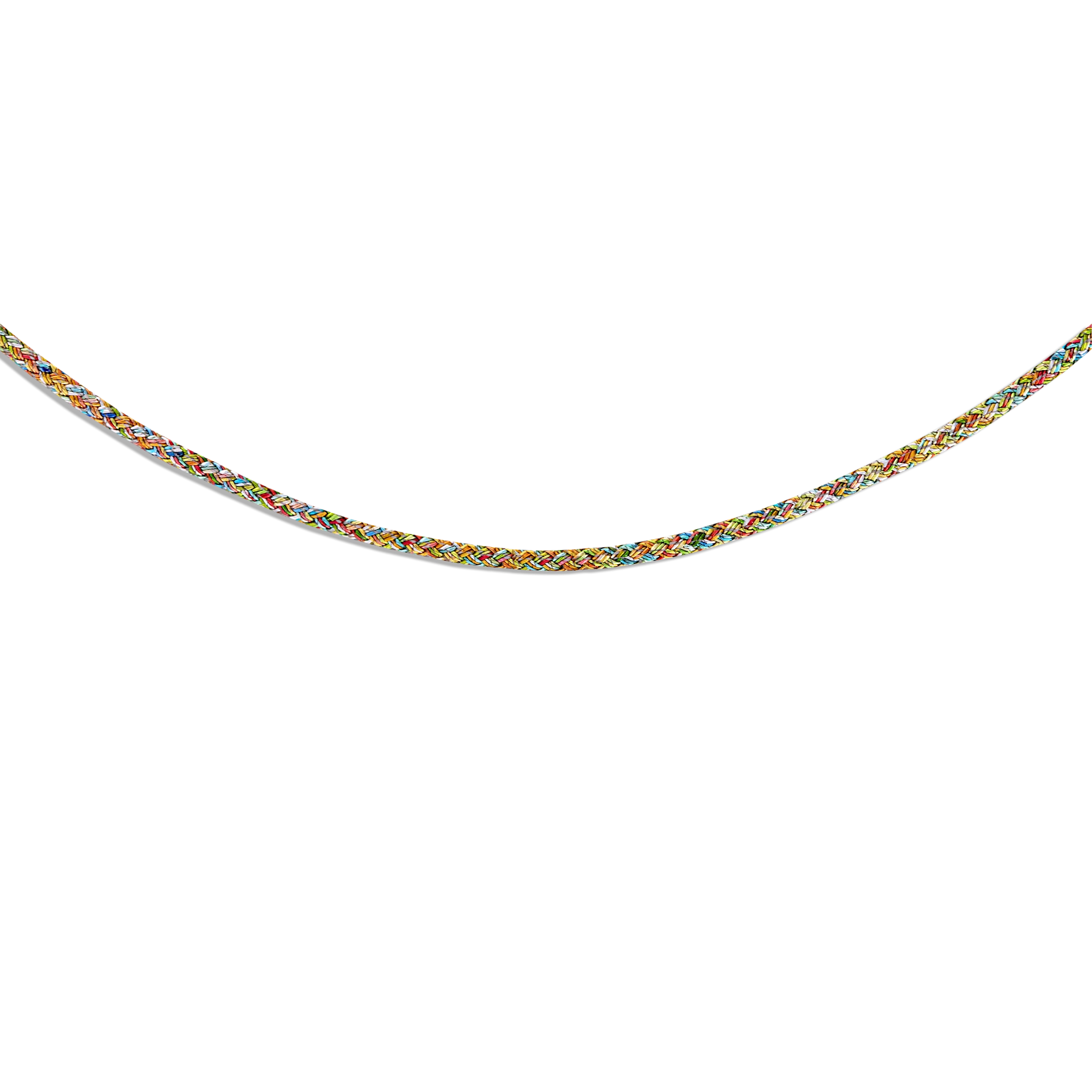 Rainbow Cord Necklace