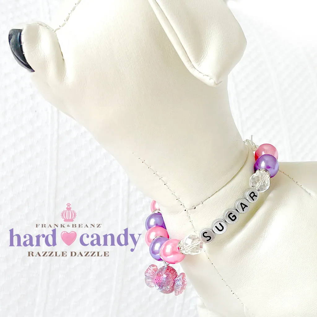 Razzle Dazzle Hard Candy Dog Necklace Luxury Pet Jewelry