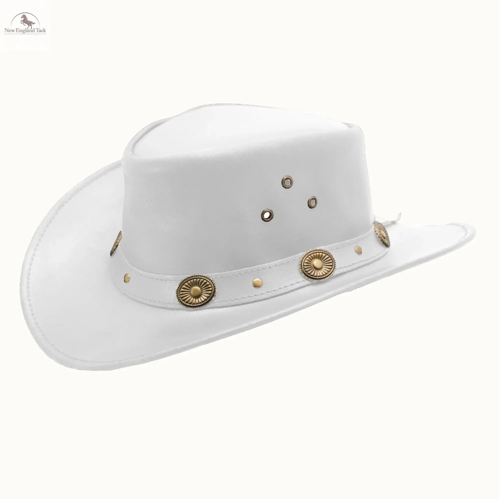 RESISTANCE Showerproof Unisex Australian Style Leather Cowboy Hat | Western Outback Hat for Men & Women