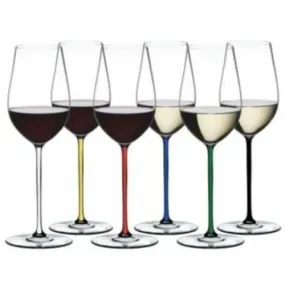 Riedel Fatto A Mano Riesling/Zinfandel Gift Set (Set of 6)