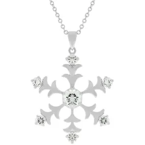 Rilla Snowflake CZ Pendant