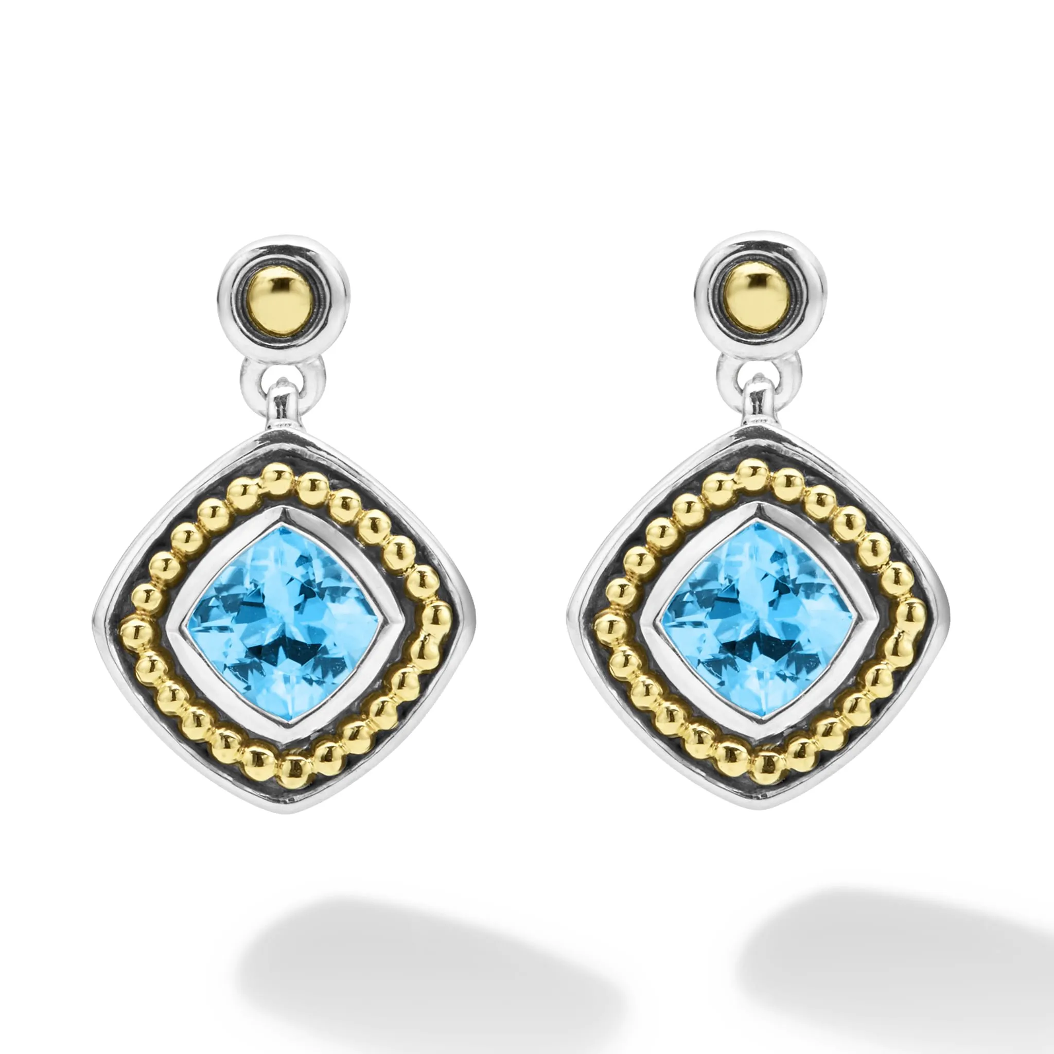 Rittenhouse Swiss Blue Topaz Drop Earrings