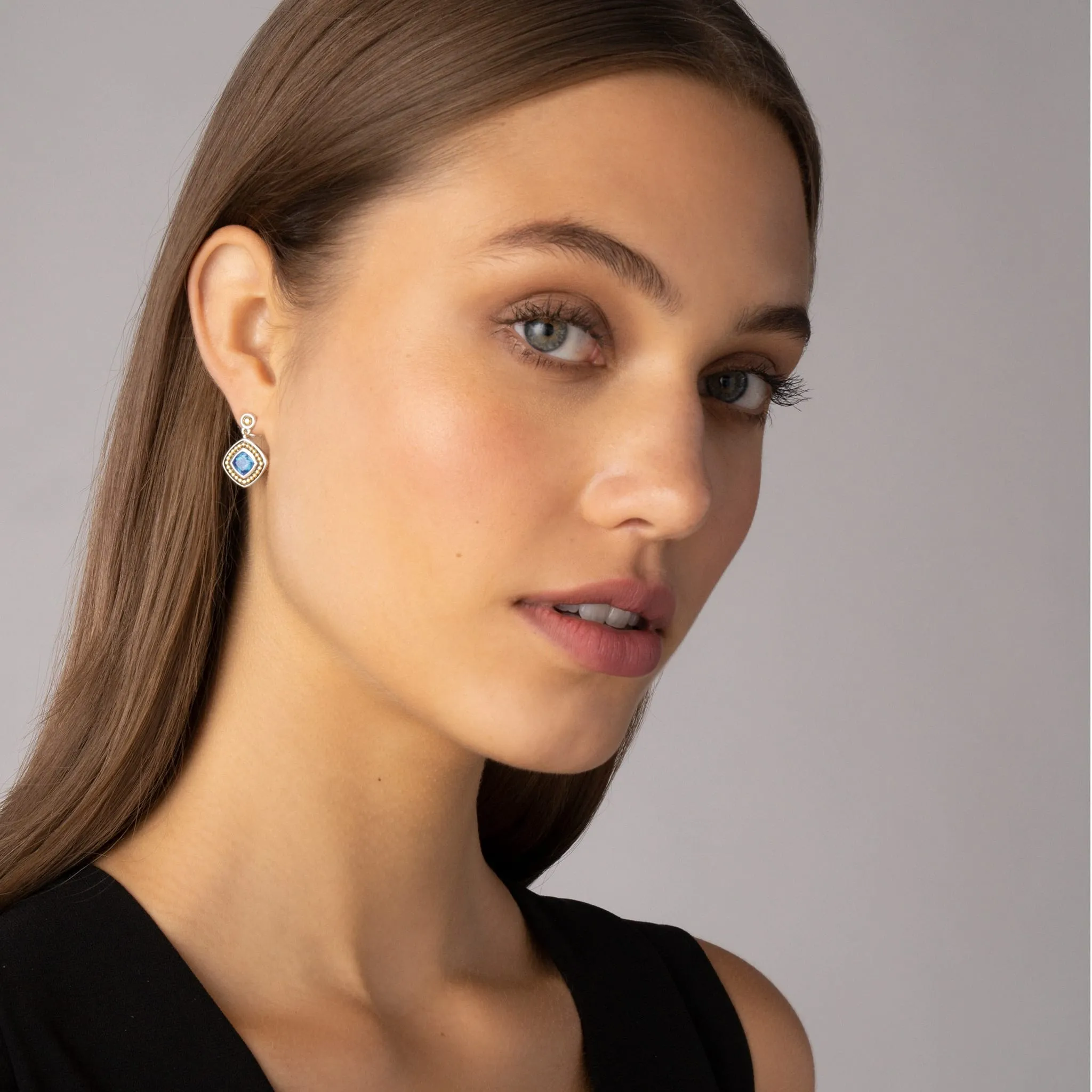 Rittenhouse Swiss Blue Topaz Drop Earrings