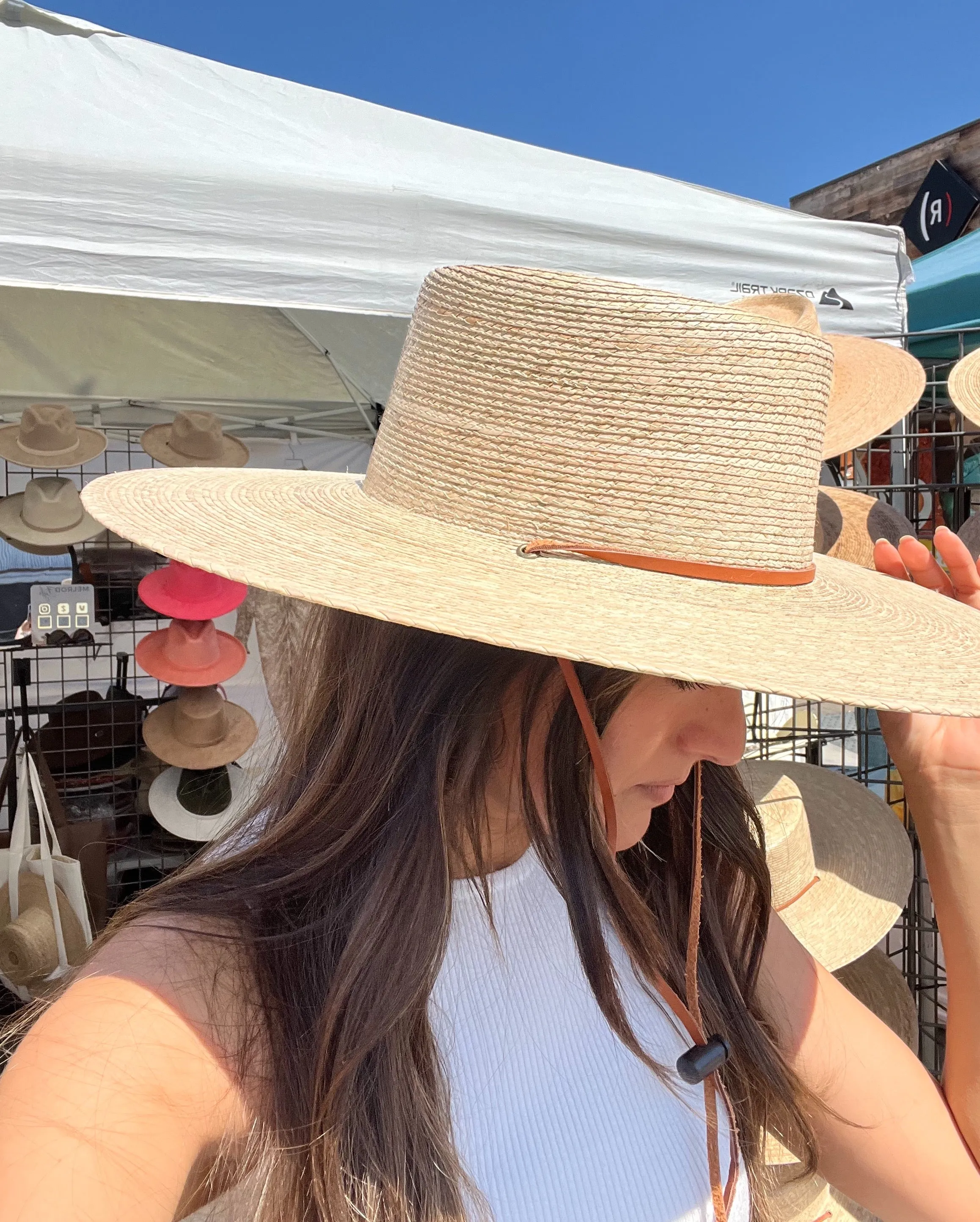 Sicily Wide Brim Boater Hat