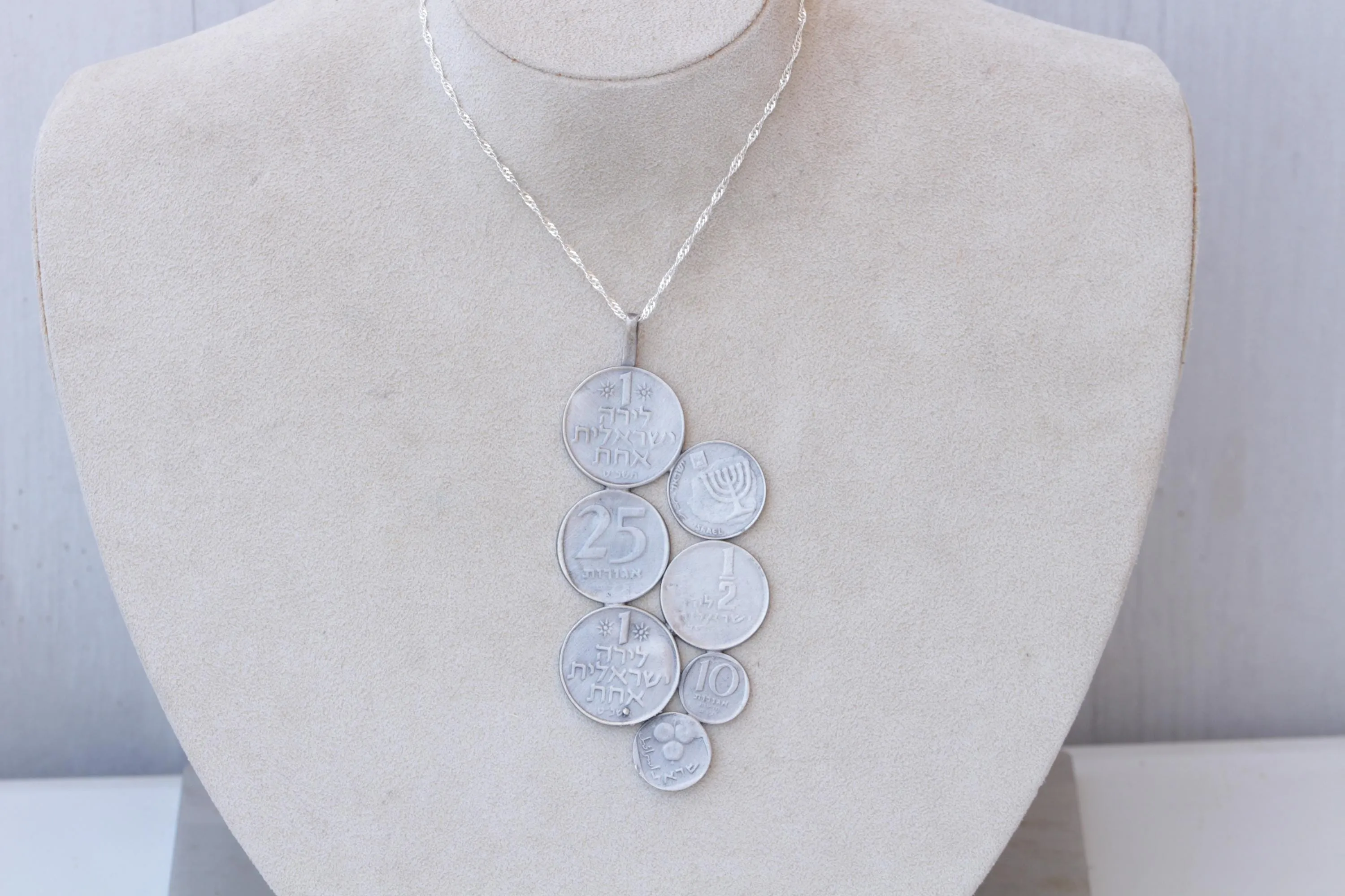 SILVER COIN NECKLACE