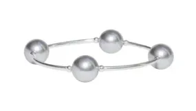 Silver Pearl Blessing Bracelet - 7.5"