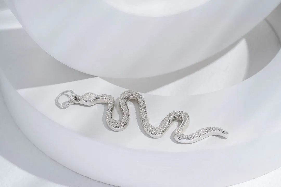 Snake Charm With Zircon