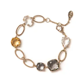 SODINI SHINY CHAIN WITH CRYSTALS BRACELET