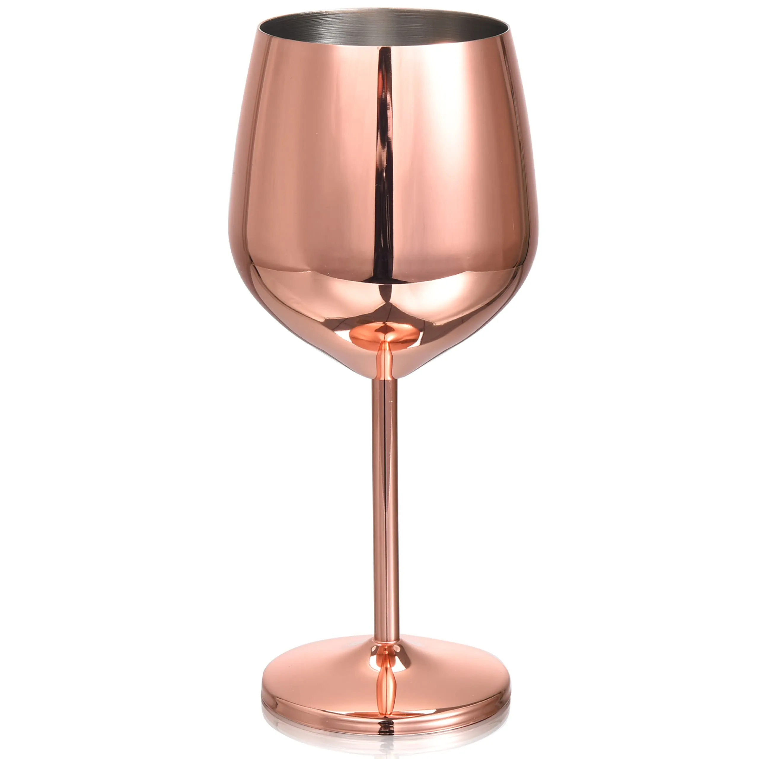 Stainless Steel Wine Glass - 17 Oz Unbreakable 8 Inches Tall Wine Glasses