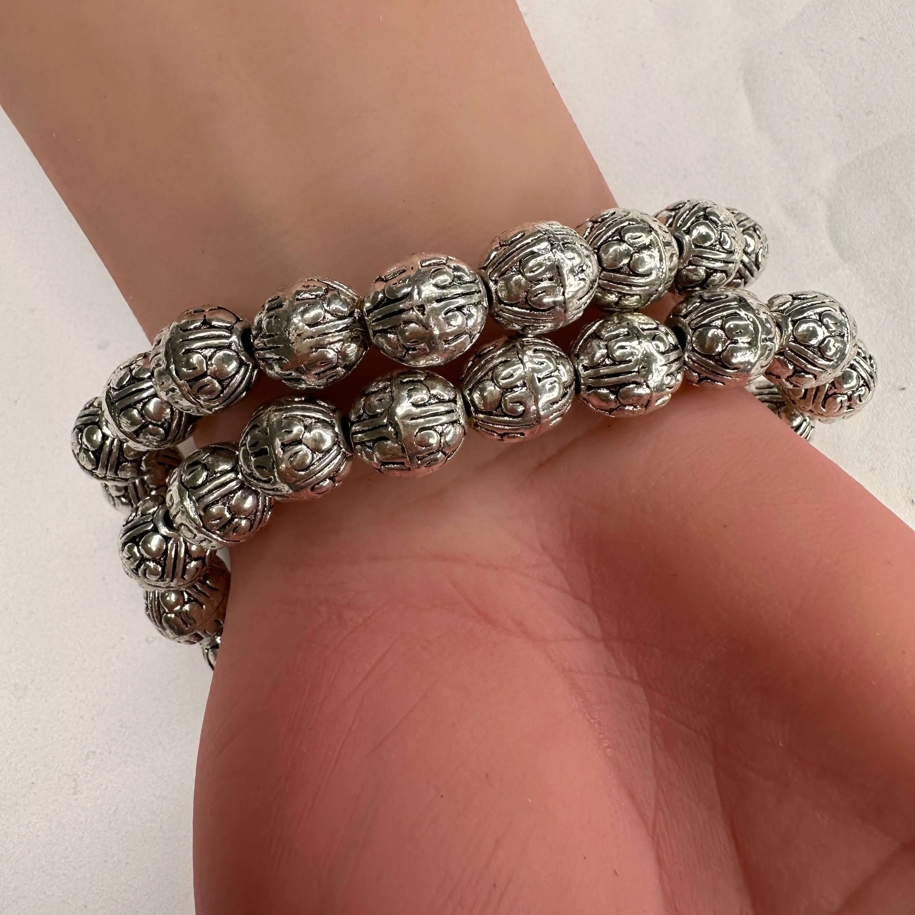 State Coin Beaded Bracelet