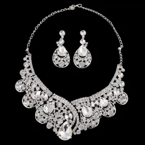 Super Alloy Rhinestone Wedding Dress Jewelry