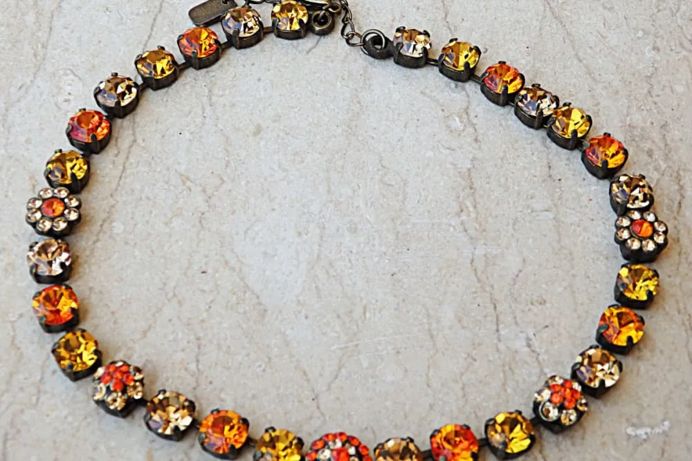 Tangerine Rebeka necklace