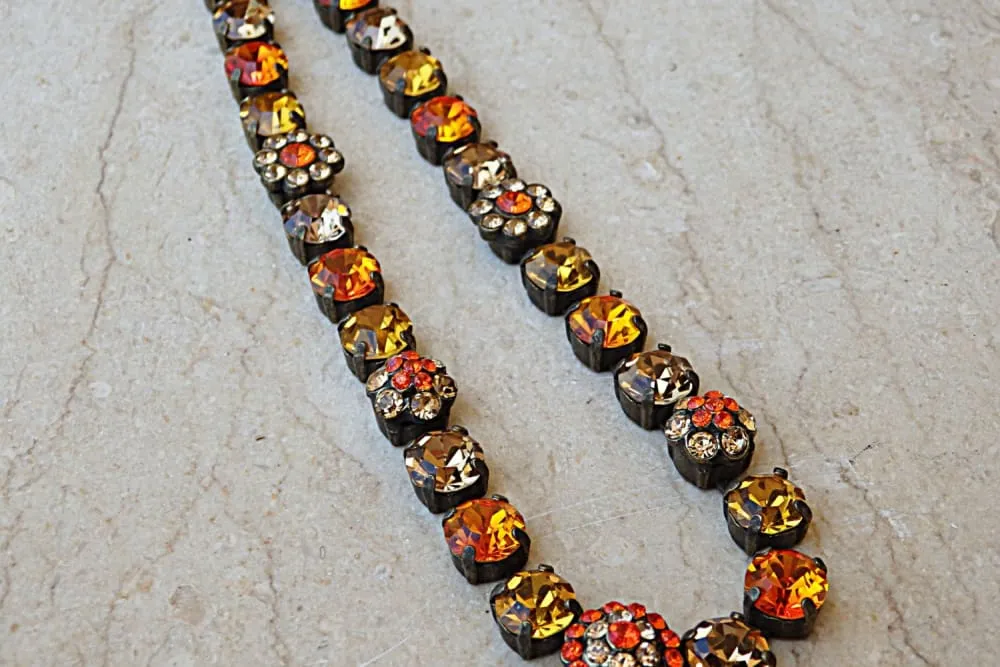 Tangerine Rebeka necklace