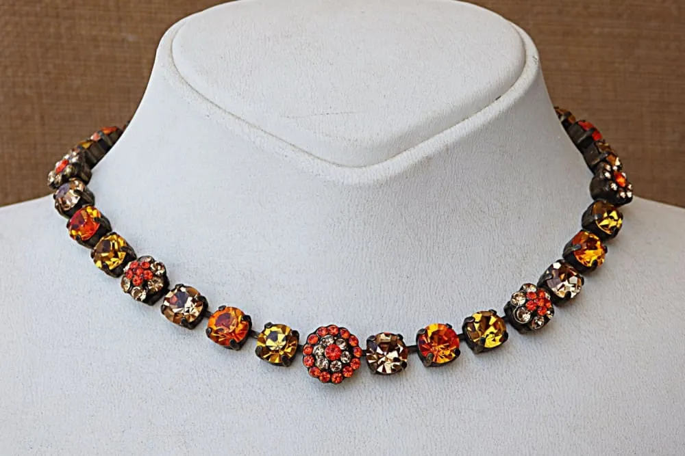 Tangerine Rebeka necklace