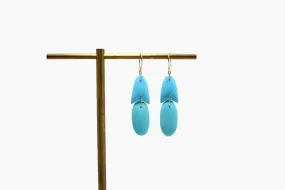 Ten Thousand Things Turquoise Tiny Arrowhead Earrings