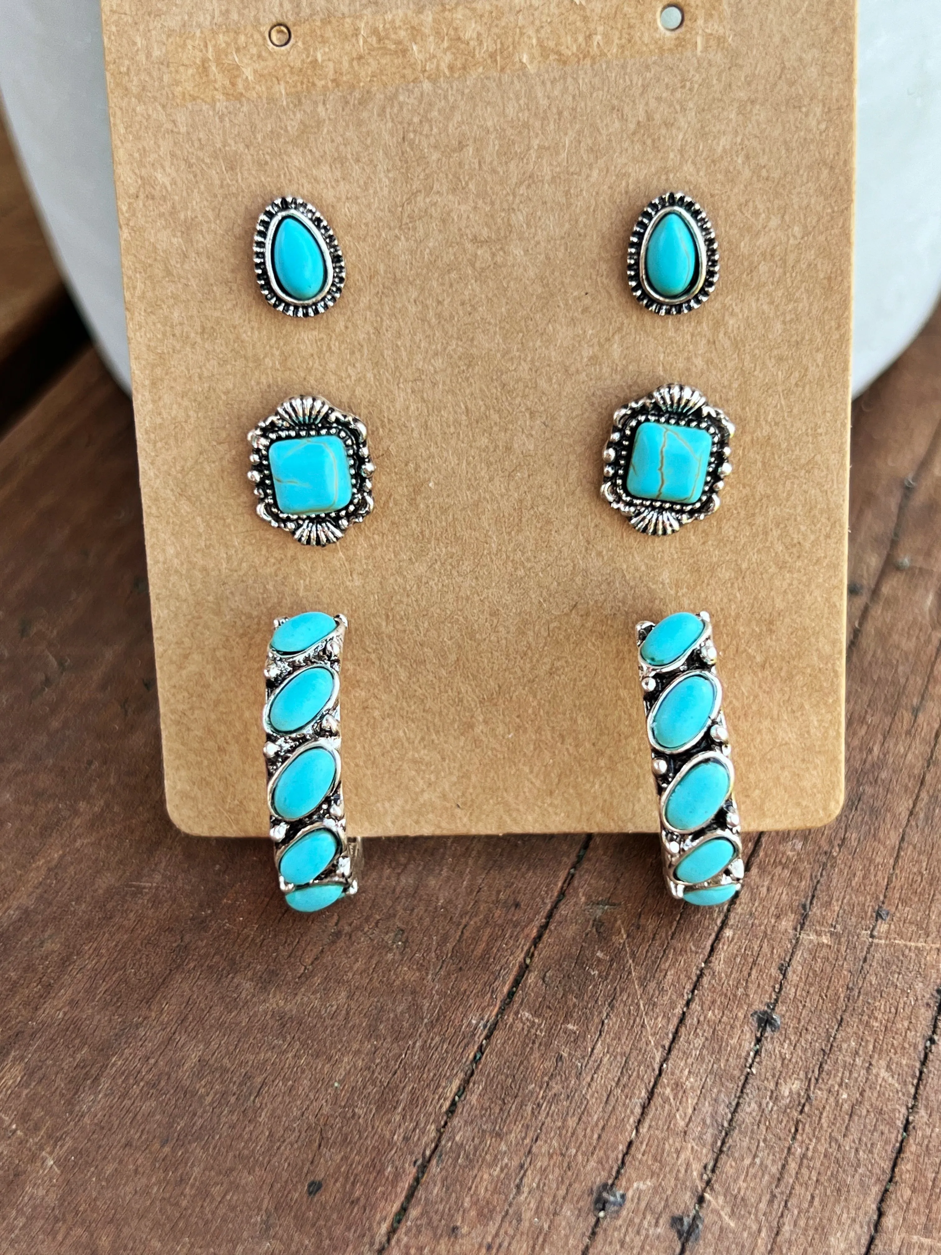 The Turquoise Earring Set