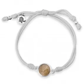 TTW - Gray Elephant Bracelet With LBI Sand - Alzheimer's Care & Research