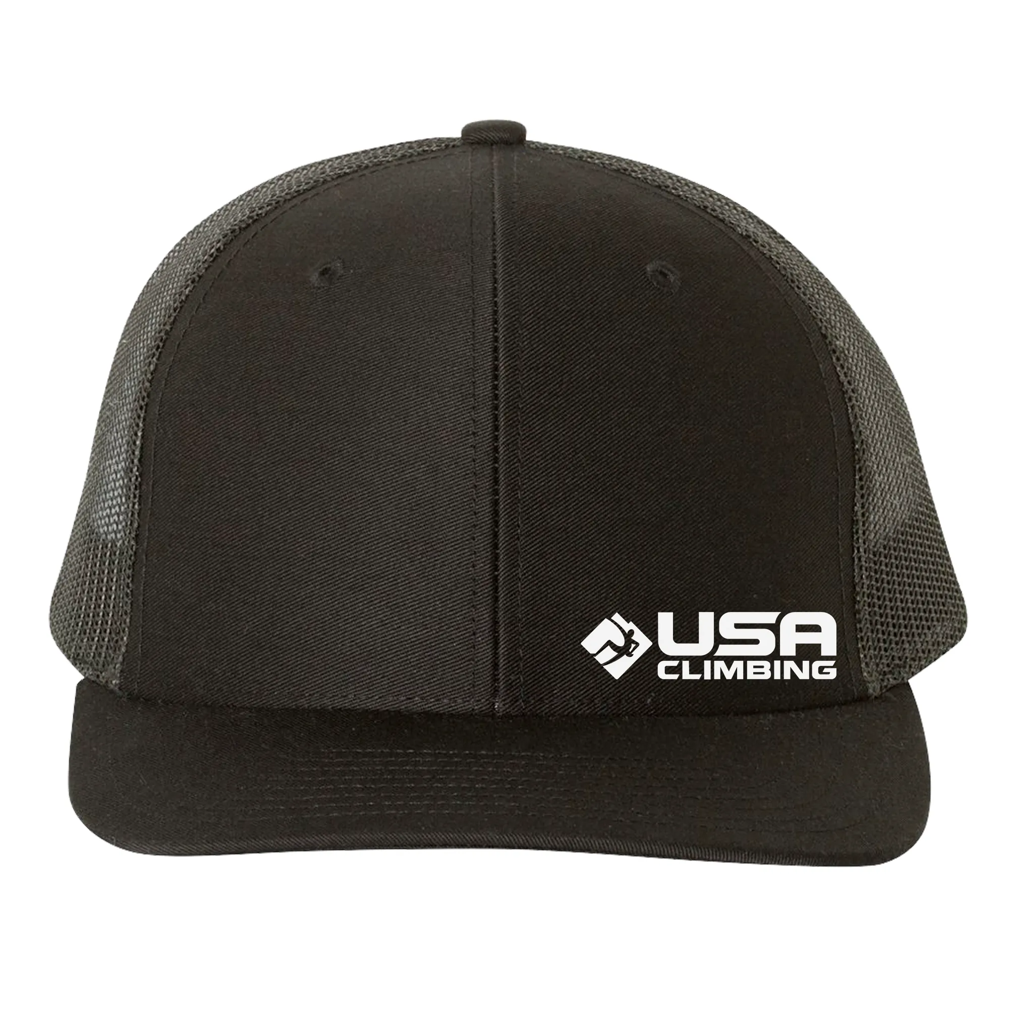 USA Climbing Horizontal Logo Snapback Trucker Hat