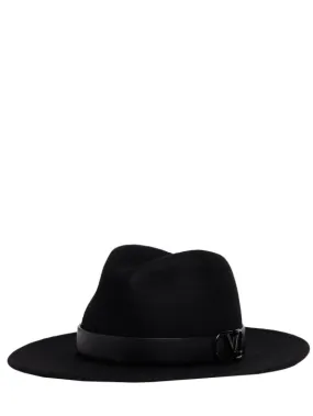 Valentino Garavani   V logo signature fedora hat 