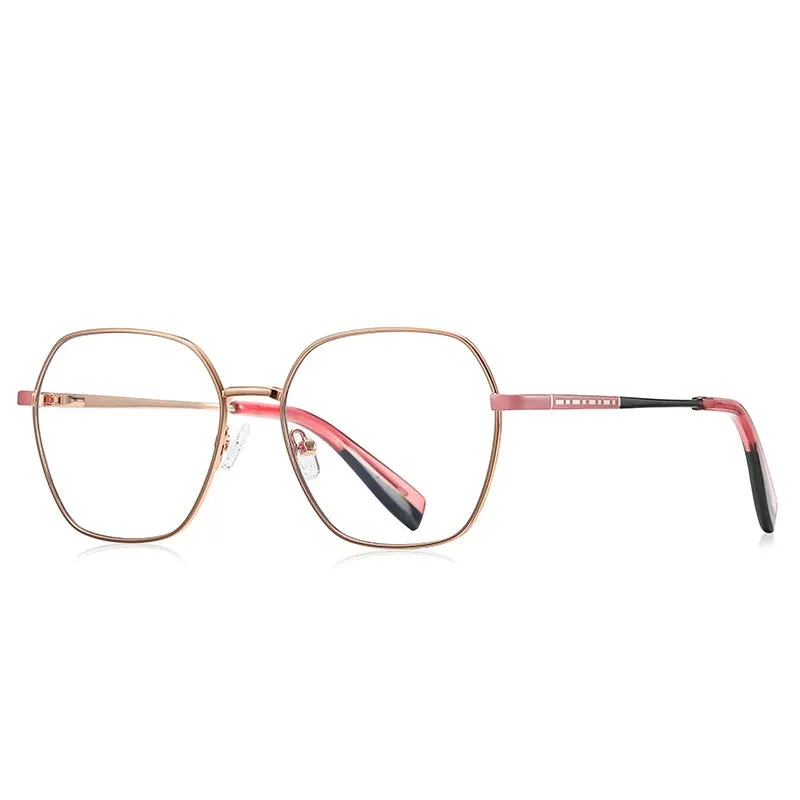 Vicky Womens Full Rim Square Alloy Reading Glasses Pfd3053