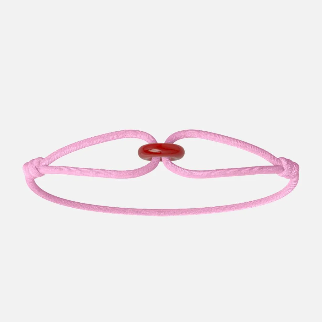 Wecord Red Soho Cord Bracelet