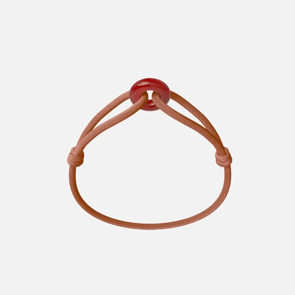 Wecord Red Soho Cord Bracelet