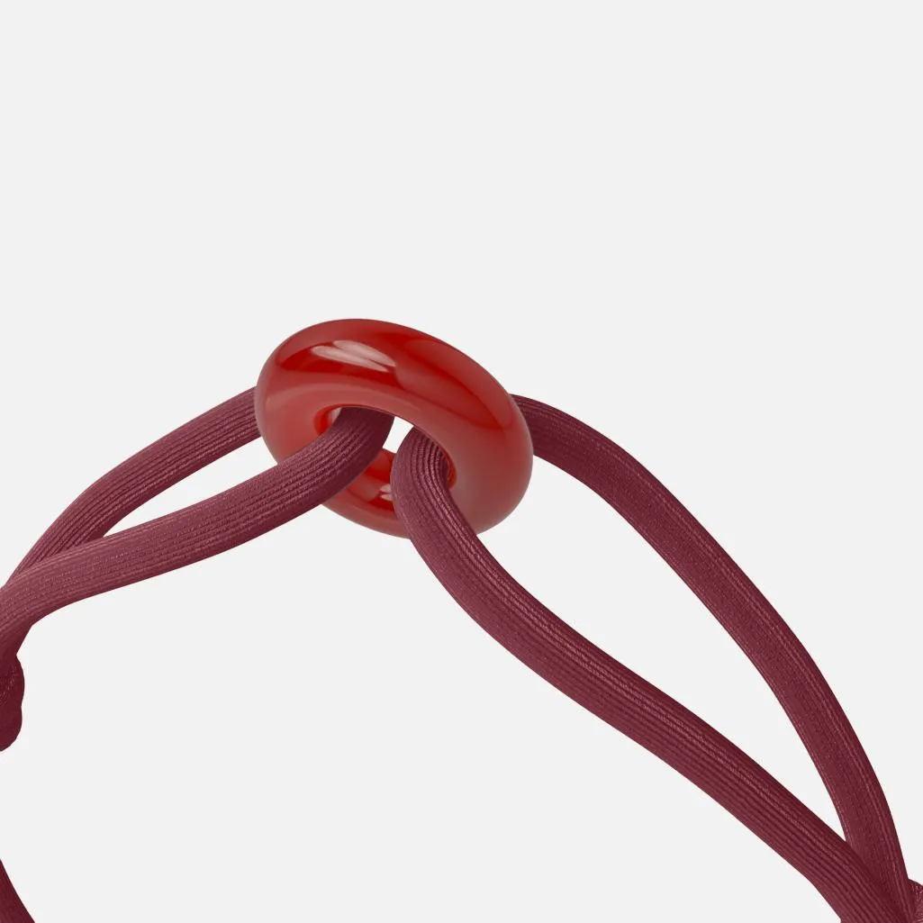 Wecord Red Soho Cord Bracelet