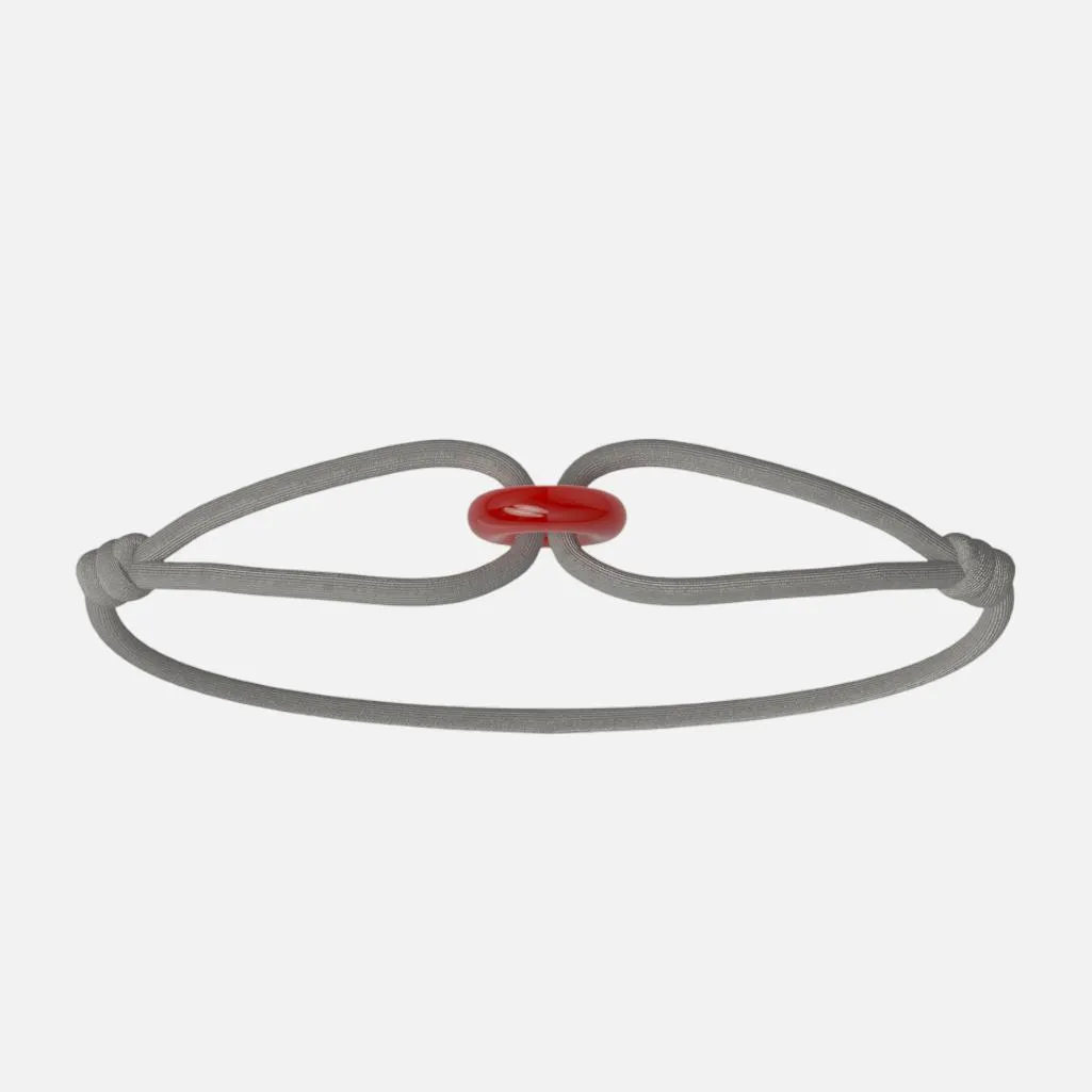 Wecord Red Soho Cord Bracelet