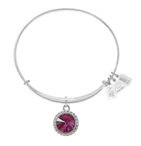 Wind and Fire Silver Birthstone Bracelet